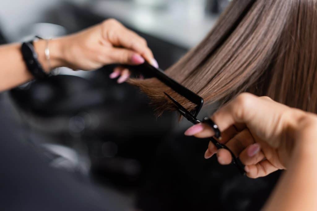 Combing and Cutting Hair